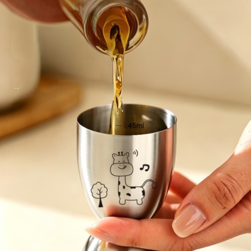 Jigger Double Sided - كوب قياس من الفولاذ المقاوم للصدأ
