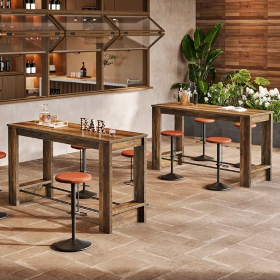 طاولة بار بطول 63 بوصة، مجموعة - مراجعة Home Bar And Counter وسعره