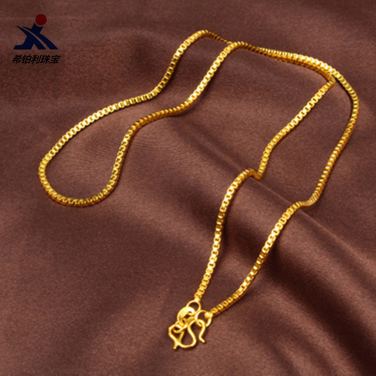 قلادة سلسلة صندوق AU999 للسيدا - مراجعة Bar Cart Gold وسعره
