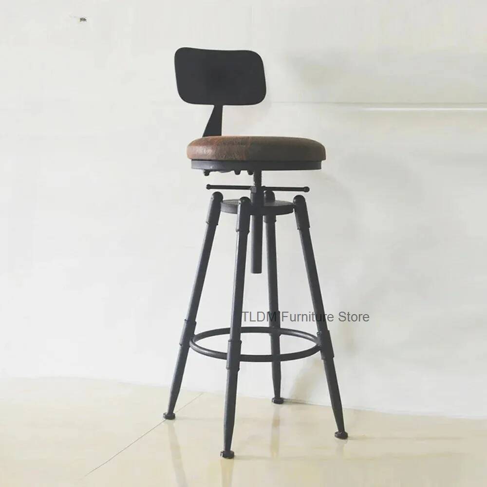 كرسي بار حديدي بتصميم عتيق، مق - مراجعة Home Bar Seating وسعره