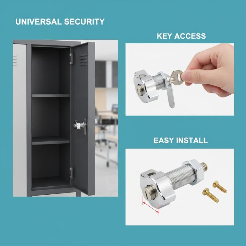 قفل باب خزانة ميكانيكي بدون مف - مراجعة Home Bargains وسعره