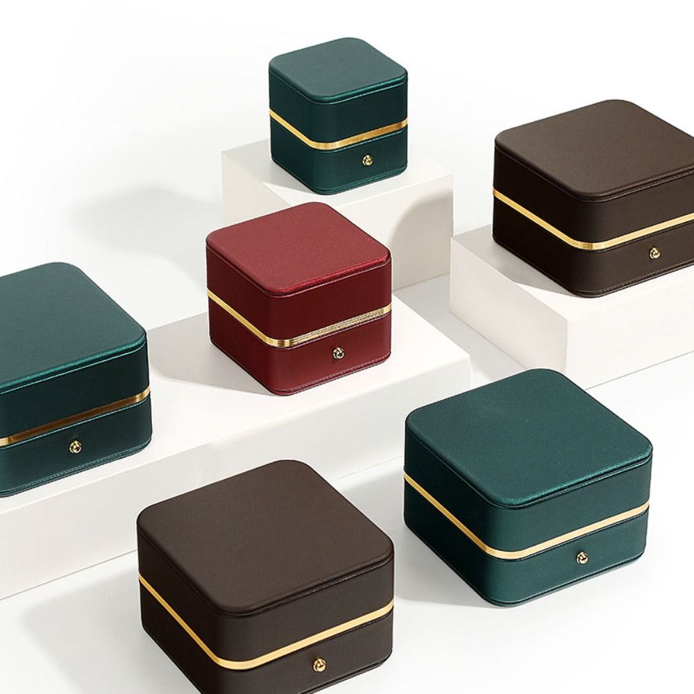 موضة بو الجلود صندوق خاتم مربع - مراجعة Bar Cart Gold وسعره