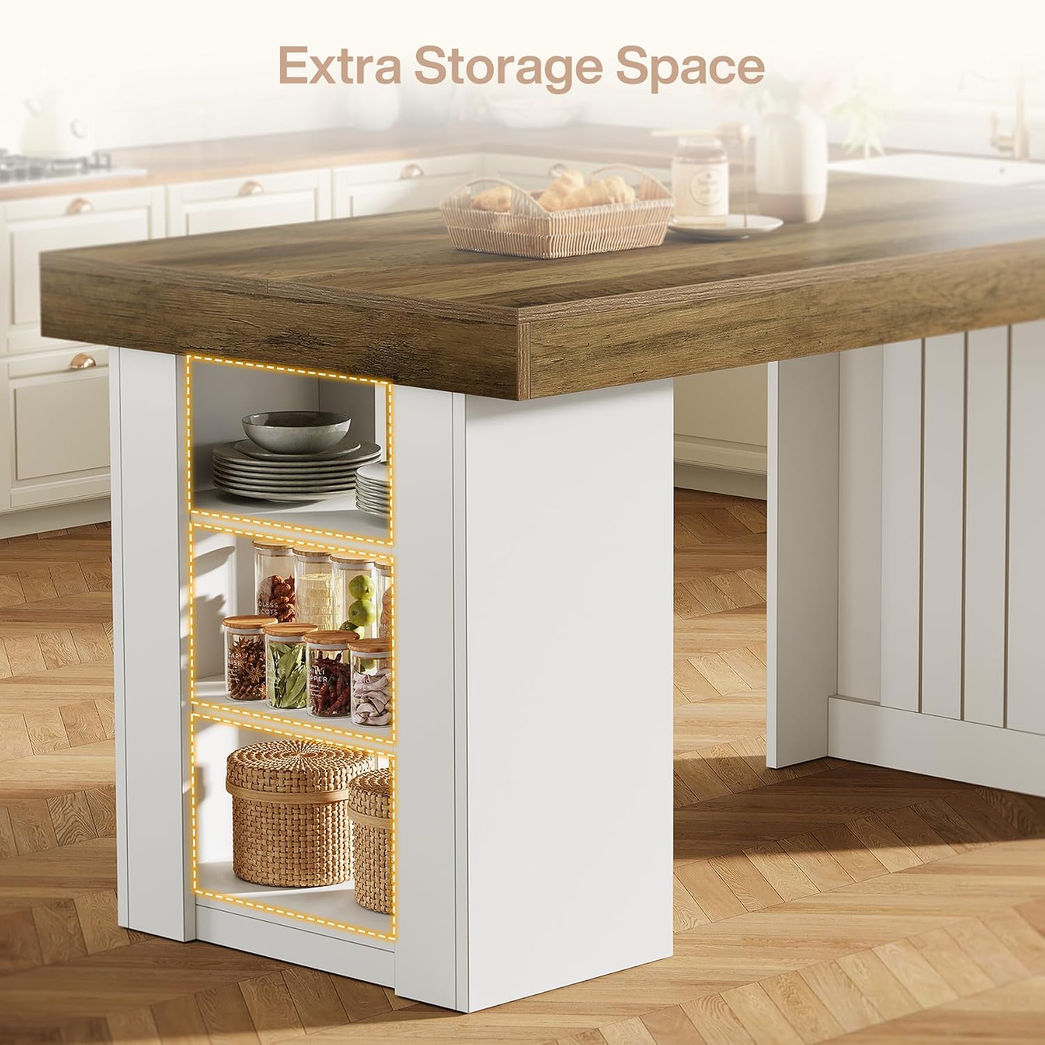 جزيرة مطبخ مع وحدات تخزين، طاو - مراجعة Home Bar And Counter وسعره