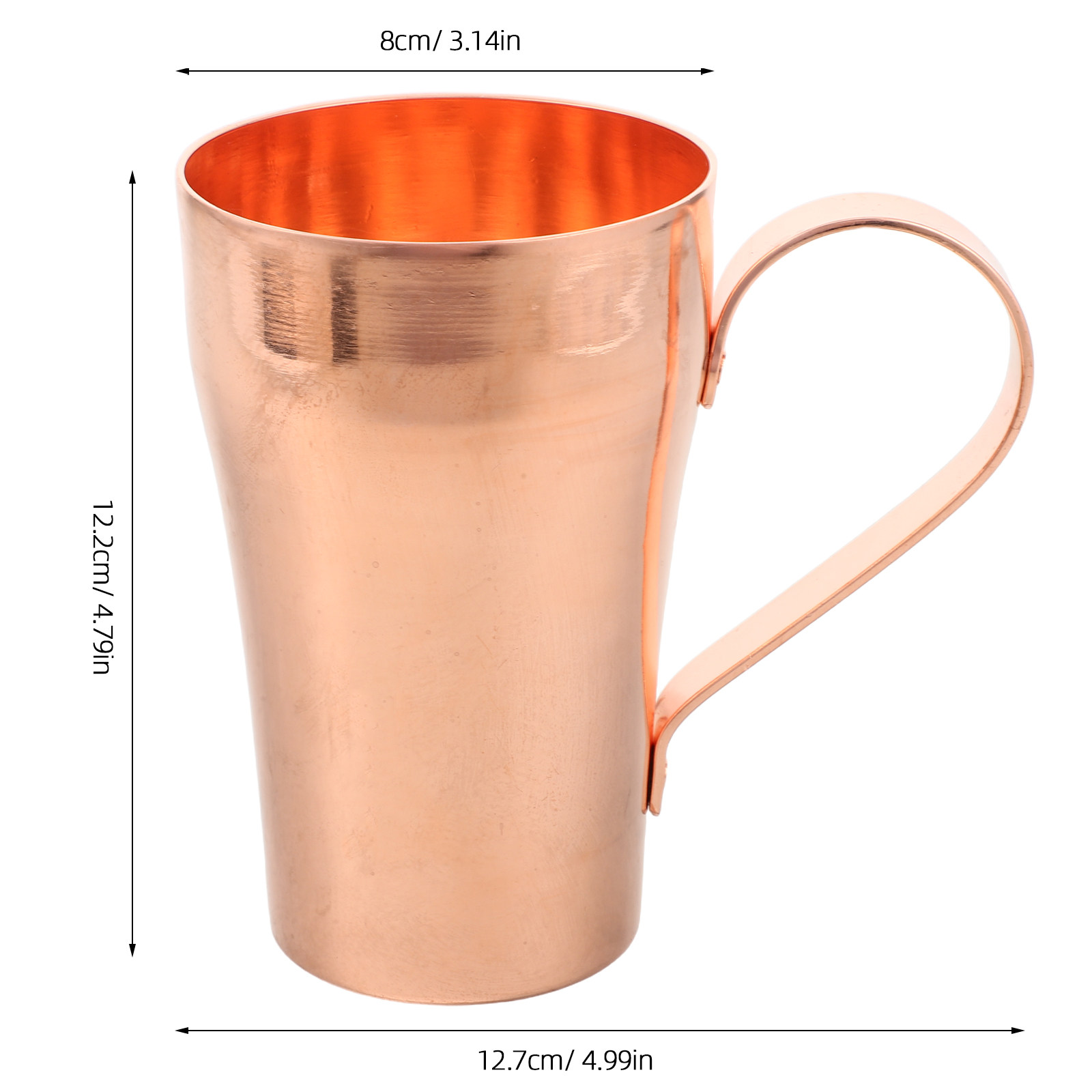 كوب شرب من النحاس النقي بتشطيب - مراجعة Mule Copper Mug وسعره