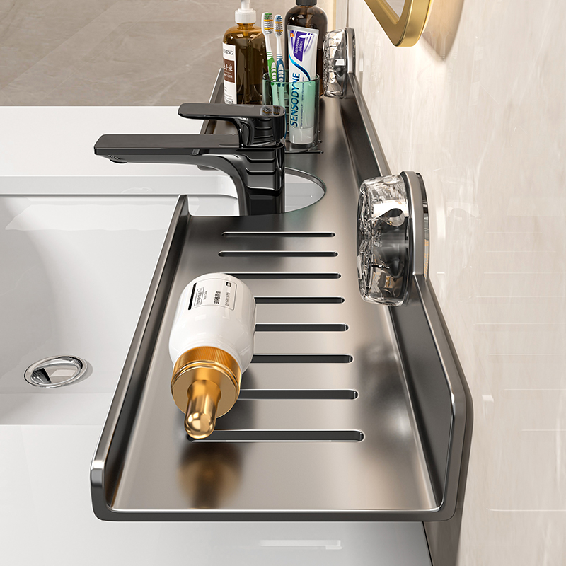 رف حمام أمامي بمرآة وحامل شفط، - مراجعة Home Bar Sink وسعره