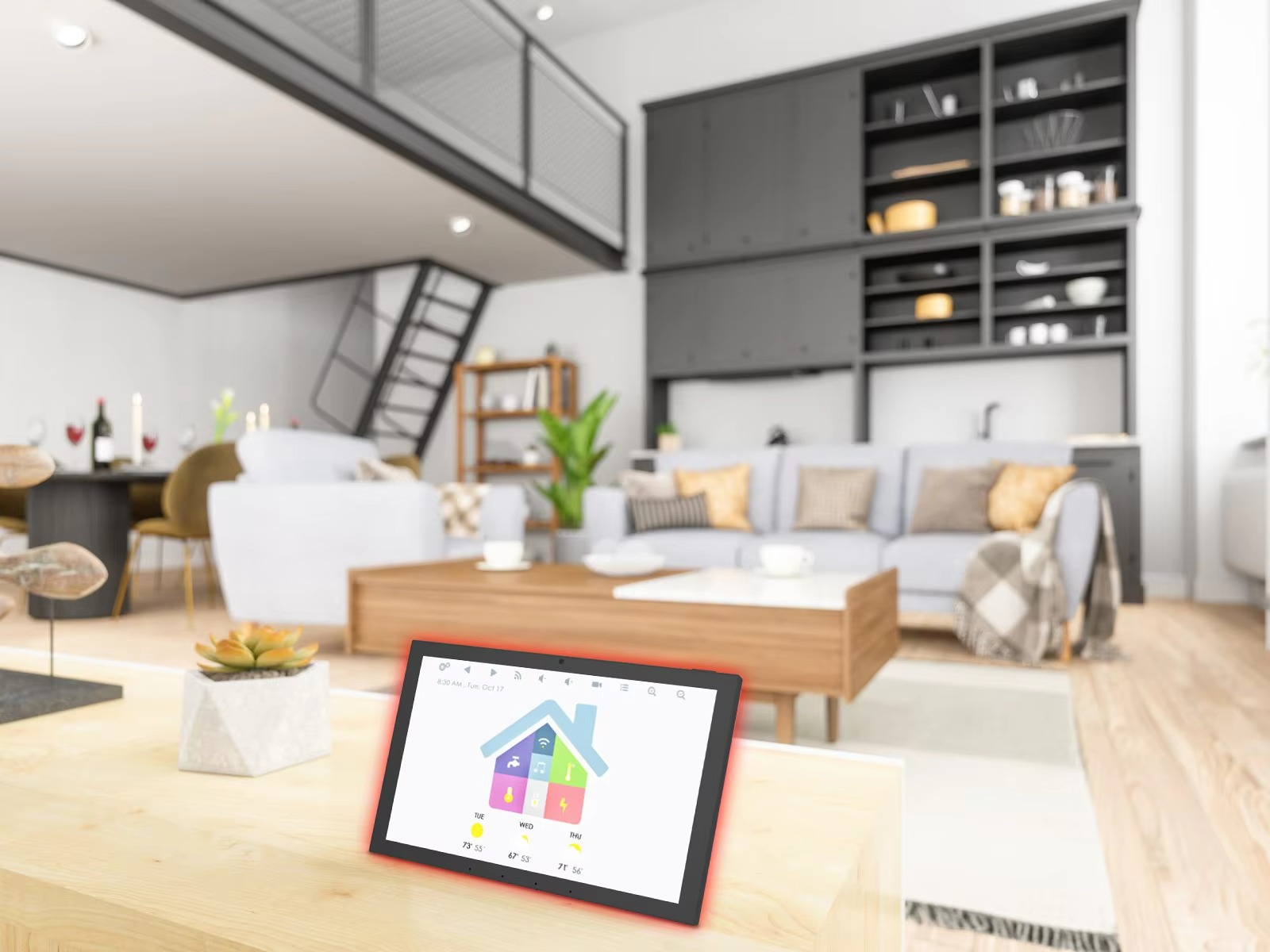 لوحة تحكم ذكية منزلية بشاشة لم - مراجعة Home Bar Android وسعره